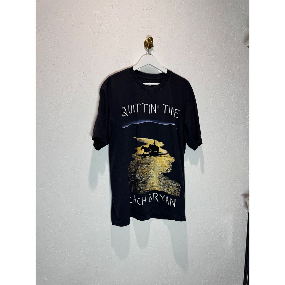 Zach Bryan Quittin Time Tour 24 Shirt One of These Days Black XL Concert Tee